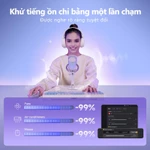 Micrô chơi game không dây màu trắng MAONO DM40 Pro Mic USB có phần mềm Thay đổi giọng nói AI, Khử tiếng ồn, Đèn RGB tùy chỉnh cho PC, Điện thoại, Phát trực tuyến, Ghi âm Podcast — ảnh 4