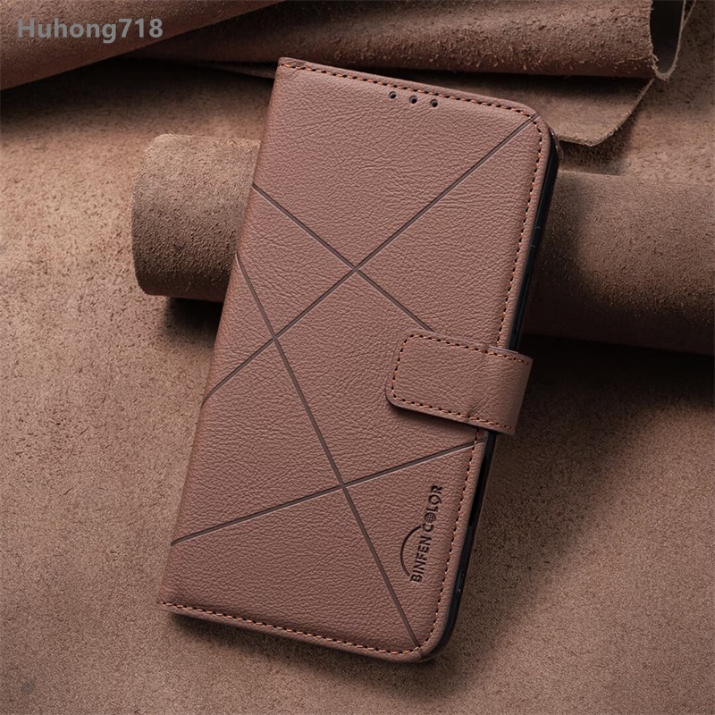 Ví Da Flip Case Cho Samsung Galaxy S22 Pro S23 S24 S25 Edge FE Plus Ultra Khe Cắm Thẻ Giá Đỡ Mặt Sau