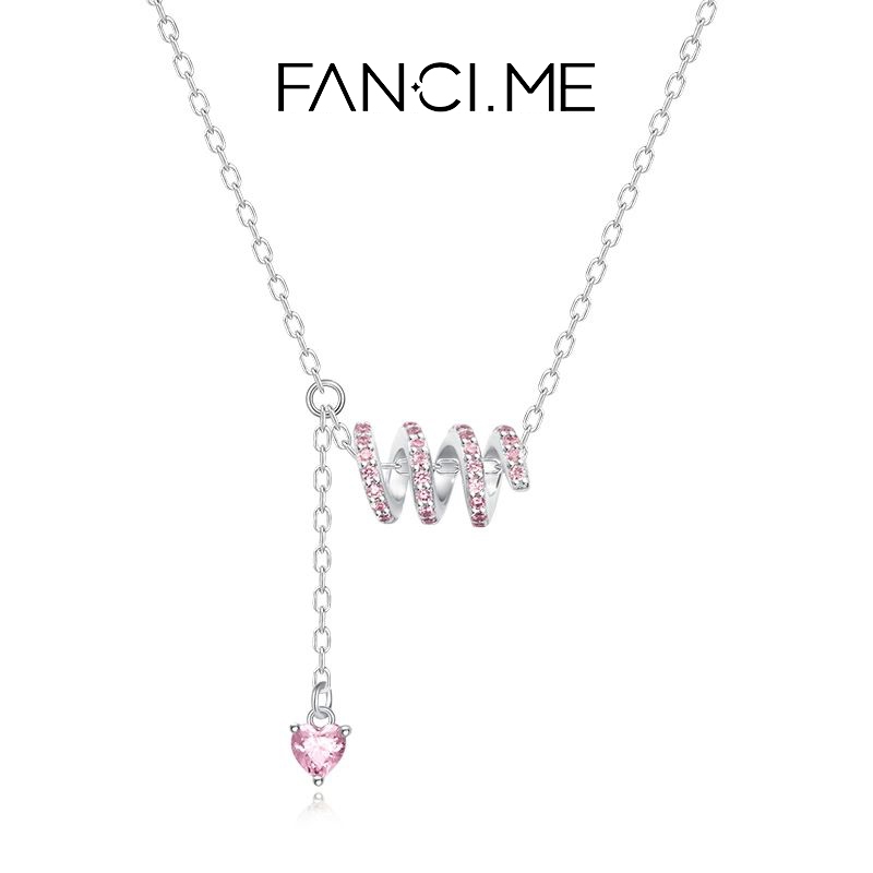 FanciMe Chảy Tình Yêu Xương Cổ Tinh Tế Vòng cổ Nữ Món Quà Trang Sức
