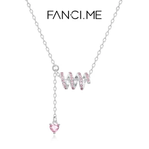 FanciMe Chảy Tình Yêu Xương Cổ Tinh Tế Vòng cổ Nữ Món Quà Trang Sức