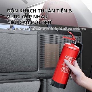 SEAMETAL Universal Car Trunk Organizer Dung Tích Lớn Da Ghế Sau Bảo Quản Hàng Hóa Giá Có Thể Tháo Rời Ghế Sau Treo Tổ Chức