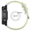 20MM 22MM Dây Đeo Silicon Cho Garmin Forerunner 570 645 265 255 245 158 55 Dây Đeo Đồng Hồ Đôi Màu Thoáng Khí Dây Đeo Tay Thể Thao Thay Thế
