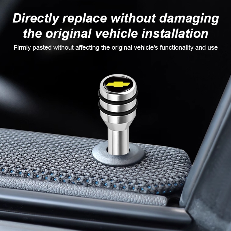 Xe Bên Trong Khóa Cửa Núm Nút Khóa Cửa Ô Tô Cho Xe Chevrolet Captiva Colorado Cruze Spark Malibu Trax Aveo