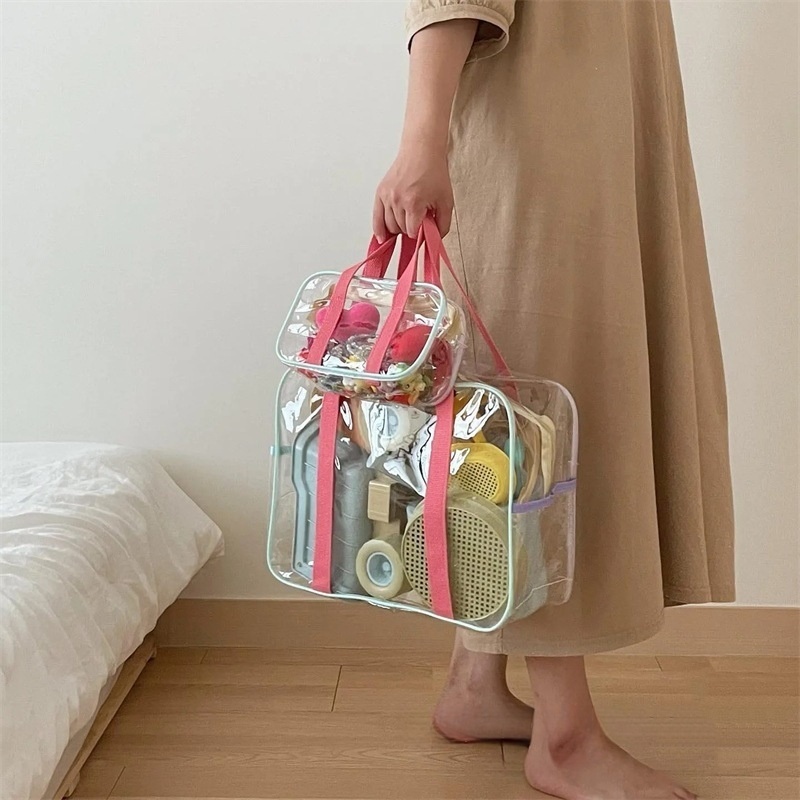 Thời Trang Nhà Máy Dung Tích Lớn Pvc Bơi Trong Suốt Túi Bảo Quản QrhYK