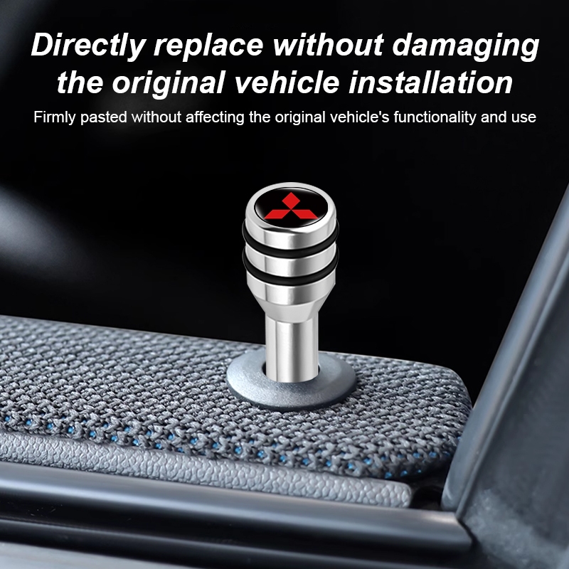 1 / 4 Khóa Cửa An Toàn Ô Tô Núm Khóa Cửa Ô Tô Cho Mitsubishi ASX Lancer Pajero Outlander L200 EVO EX Hàng Tiện Ích