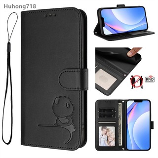 Dành Cho Infinix Hot 8 9 10 10i 10S 10T 11 12 12i 20 20i 30 Pro Plus Play Lite Nfc 4G 5G Vỏ Điện Thoại Da PU RFID Chặn Gấp Khe Cắm Thẻ Flip Cover