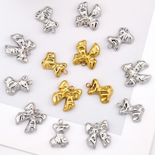 Mặt dây chuyền mạ vàng 18k, phụ kiện trang sức DIY với vòng cổ thép không gỉ