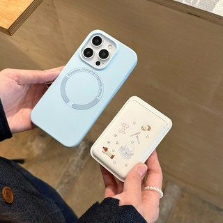 Vỏ đựng thẻ họa tiết chó bánh đơn giản cho iPhone 11 12pro 13 13pro 13promax 15pro 15promax 14 14promax 14 pro 16 pro max 17 17 pro 17 pro 17 pro max silicone trường hợp