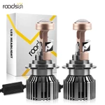 Bóng đèn pha ô tô LED Roadsun H4 Ống kính máy chiếu Mini H7 H11 H8 9005 HB3 9006 HB4 Siêu sáng 50000LM Đèn pha Foglamp Canbus Không lỗi 6000K 200W 12V 24V Có quạt Tuổi thọ cao — ảnh 1