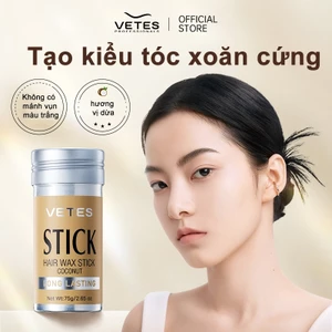 VETES Que sáp tóc Chắc chắn tạo kiểu tóc - Sản phẩm tạo kiểu tóc lâu trôi 75g