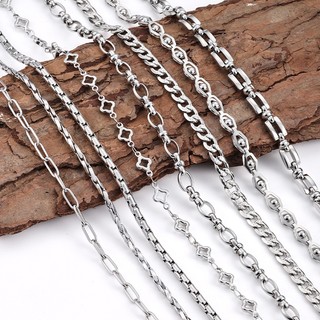 Vòng cổ và tay handmade từ thép không gỉ, cỏ ba lá và hạt kim cương không phai màu