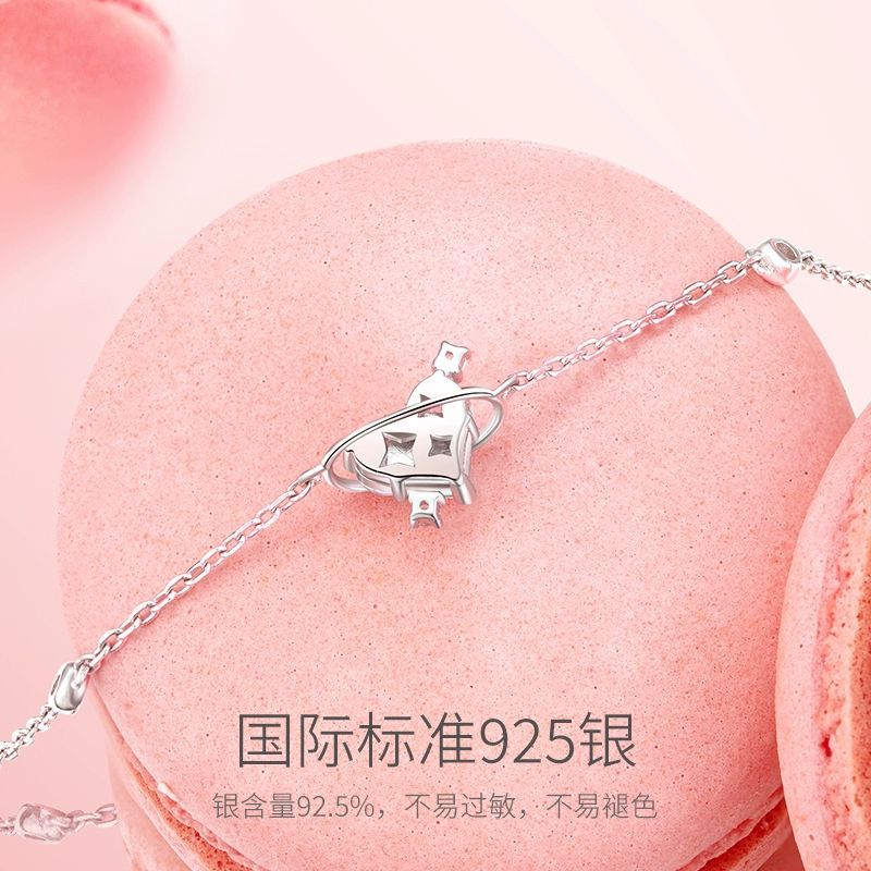 Vòng tay hành tinh tình yêu FanciMe Thiết kế ban đầu Trang sức quyến rũ Galaxy dành cho nữ