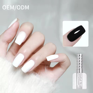 ANNIES Đen Trắng Sơn Móng Tay Keo Phong Cách Mới San Bằng Không Đánh Dấu Lâu Dài Quang Trị Liệu Keo Nail Shop Deed
