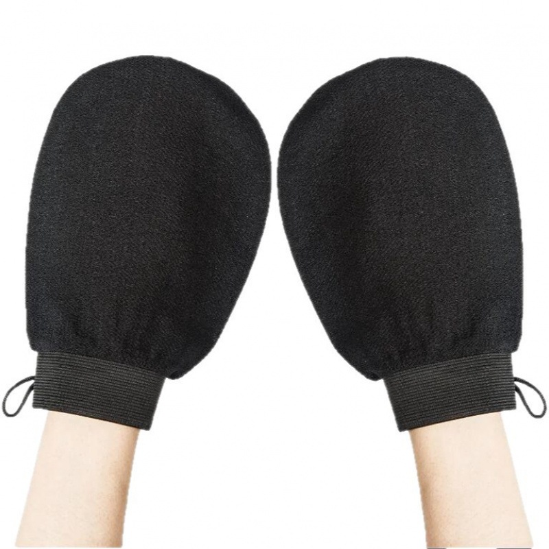 Kuzhen Maroc Tắm Tẩy Tế Bào Chết Găng Tay Hammam Tắm Vệ Sinh Toàn Thân Tẩy Tế Bào Chết Massage Mitt Kessa Lột Khăn Găng Tay HOT