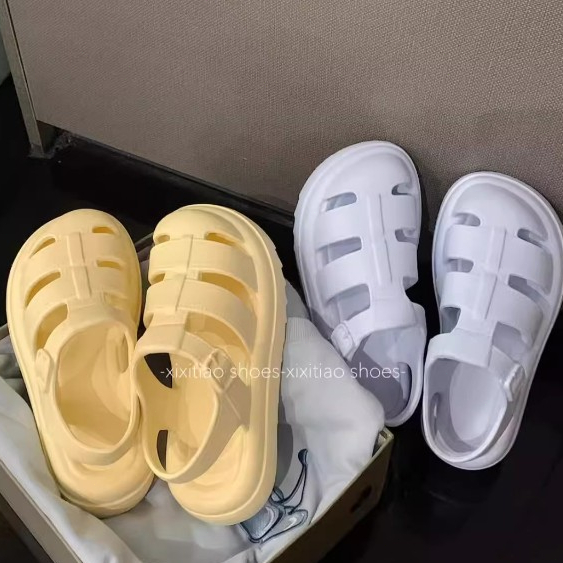 Xixitiao Dép Thời Trang Phù Hợp Với Tất Cả Trận Đấu Chống Trơn Trượt Đế Dày Mùa Hè La Mã Nữ