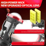 Roadsun 2 Chiếc H4 LED Bóng Đèn Pha Ô Tô Ống Kính Máy Chiếu 9003 HB2 350W 70000LM 6500K Siêu Sáng Hi-Lo Beam Đèn Pha Turbo Sương Mù 12V 24V CSP Chip Có Quạt Canbus Không Lỗi Chống Thấm Nước — ảnh 8