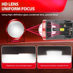 Roadsun 2 Chiếc H4 LED Bóng Đèn Pha Ô Tô Ống Kính Máy Chiếu 9003 HB2 350W 70000LM 6500K Siêu Sáng Hi-Lo Beam Đèn Pha Turbo Sương Mù 12V 24V CSP Chip Có Quạt Canbus Không Lỗi Chống Thấm Nước — ảnh 3