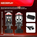 Roadsun 2 Chiếc H4 LED Bóng Đèn Pha Ô Tô Ống Kính Máy Chiếu 9003 HB2 350W 70000LM 6500K Siêu Sáng Hi-Lo Beam Đèn Pha Turbo Sương Mù 12V 24V CSP Chip Có Quạt Canbus Không Lỗi Chống Thấm Nước — ảnh 4