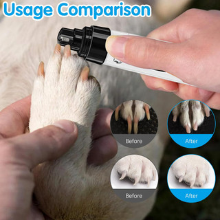 Máy mài móng tay, Máy cắt móng tay cho chó im lặng, Máy mài móng tay cho thú cưng có thể sạc lại Usb, Máy mài móng tay cho chó mèo, Dụng cụ làm mịn lông cho thú cưng