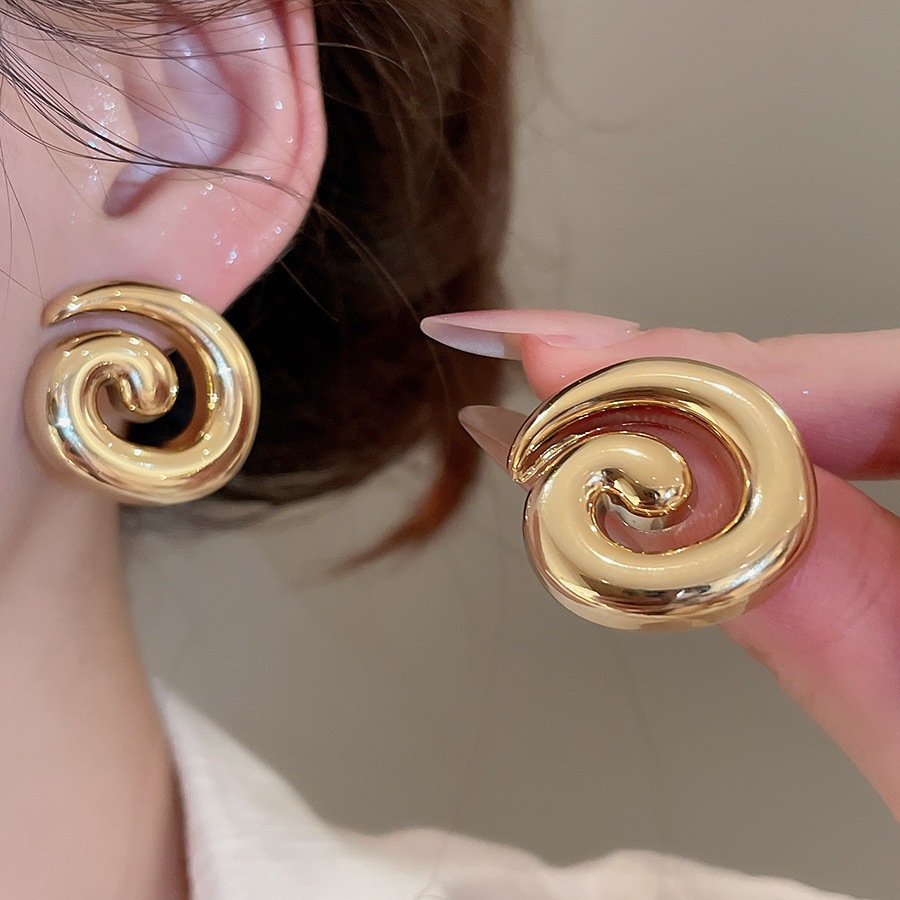 [Jewbeauty] Đinh tán tai tròn bằng nhựa acrylic mịn, thời trang và cao cấp phong cách Âu Mỹ, bông tai sang trọng nhẹ nhàng
