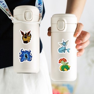 102 Miếng Dán Hoạt Hình Pokemon Đồ Chơi Trẻ Em Dễ Thương Bỏ Túi Quái Vật Chống Thấm Nước Trang Trí Miếng Dán