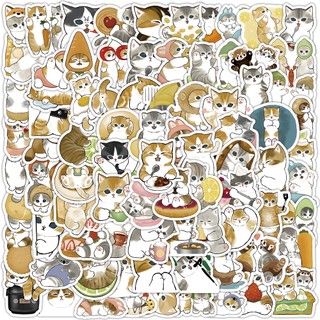 100 Chiếc Mix Fun Cat MEME Hoạt Hình Dễ Thương Dán Đồ Chơi Văn Phòng Phẩm Đàn Guitar Xe Đạp Laptop DIY Dán
