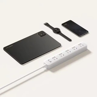 2025 Xiaomi Mijia Power Strip 5 Ổ cắm 1.8m 5 cổng Điều khiển chính Bảng vá nối dài phích cắm lớn 10A 2500W cho ngôi nhà thông minh