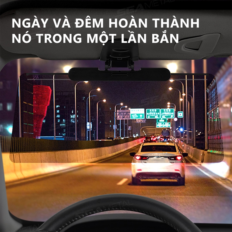 Tấm che nắng chống chói SEAMETAL cho ô tô, Tấm che nắng ô tô để chống nắng và mù tuyết, Bộ mở rộng tấm che HD phù hợp cho xe tải SUV
