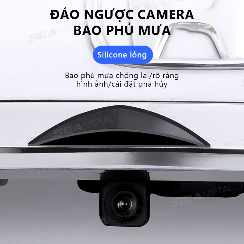 SEAMETAL Camera Sau Ô Tô HD Đảo Chiều Mưa Silicon Chống Thời Tiết Chống Mưa Bảo Vệ Cho Camera Quan Sát Phía Sau Dễ Dàng Lắp Đặt