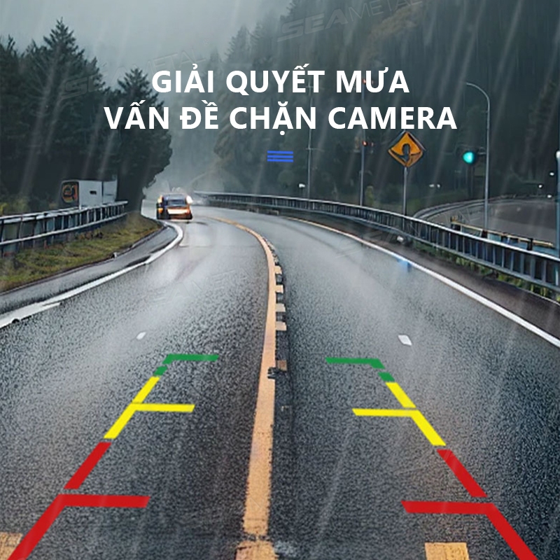 SEAMETAL Camera Sau Ô Tô HD Đảo Chiều Mưa Silicon Chống Thời Tiết Chống Mưa Bảo Vệ Cho Camera Quan Sát Phía Sau Dễ Dàng Lắp Đặt