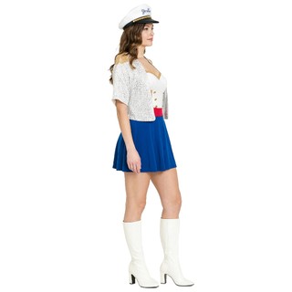 Nữ - Đôi Cosplay Đội Trưởng & Hải Lý Voyagers, Trang Phục Halloween & Carnaval Cho Tiệc Sân Khấu
