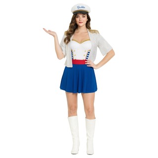 Nữ - Đôi Cosplay Đội Trưởng & Hải Lý Voyagers, Trang Phục Halloween & Carnaval Cho Tiệc Sân Khấu
