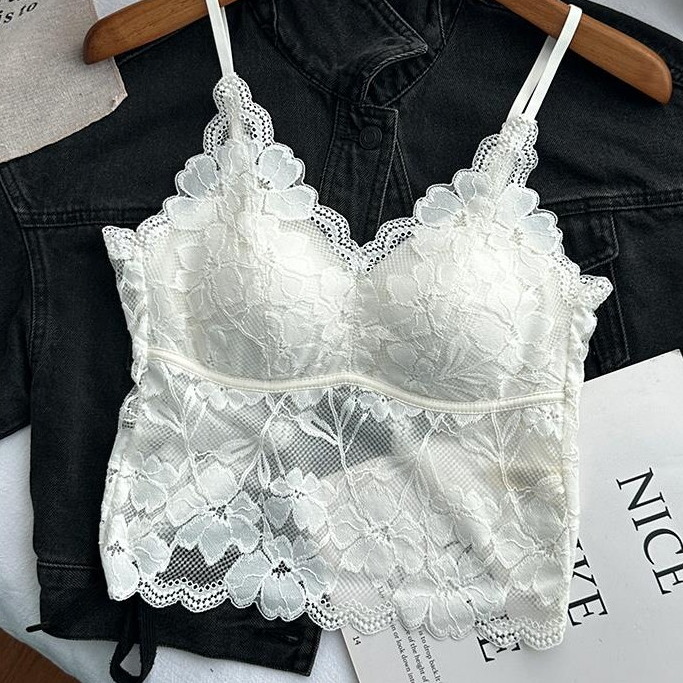 Ren Pháp Lưng Đẹp Cổ Chữ V Cổ Tròn Nữ Giữa Chiều Dài Ống Top