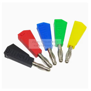 Overlappable 4mm Banana Plug Loại đèn lồng hình súng có thể xếp chồng lên nhau Loại súng có thể nạp lại Loại xếp chồng điện áp cao Đầu chuối