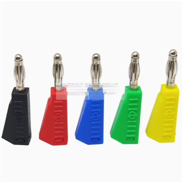 ((10 Cái) Overlappable 4mm Banana Plug Loại đèn lồng hình súng có thể xếp chồng lên nhau Loại súng có thể nạp lại Loại xếp chồng điện áp cao Đầu chuối