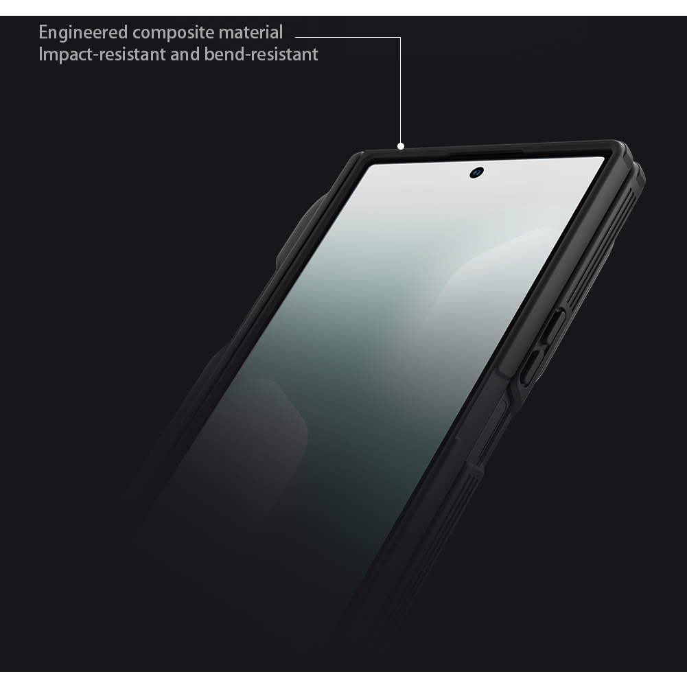 Nillkin Cho Samsung Galaxy Z Fold 7 PC TPU Camshield ProP Bảo Vệ Từ Tính Ống Kính Máy Ảnh Chân Đế Ốp Lưng Cứng Vỏ Điện Thoại Vỏ