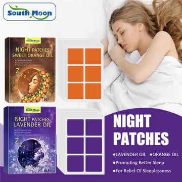 [Mua 1 Tặng 1] Miếng Dán Ngủ Mặt Trăng Nam 60 Miếng Dán Ngủ Mất Ngủ Miếng Dán Hỗ Trợ Giấc Ngủ Cải Thiện Thạch Cao Ngủ