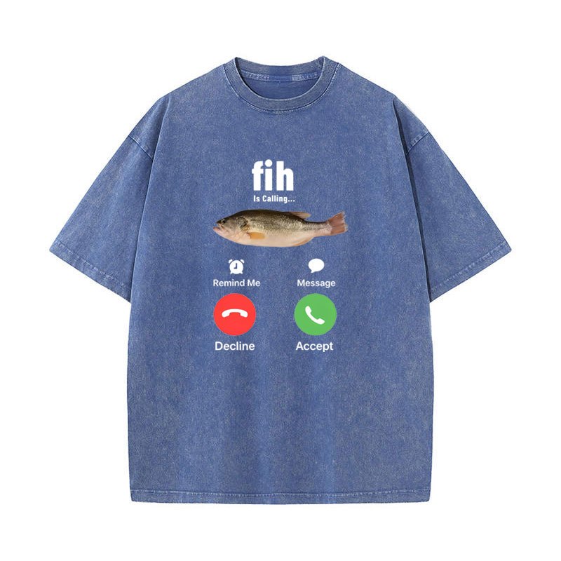 Áo Thun Hài Hước Nam Nữ from Fih, chất liệu cotton tay ngắn, thiết kế vintage phù hợp dạo phố
