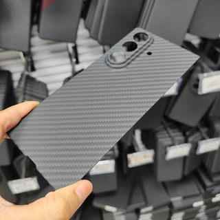 Sang Trọng Cao Cấp Aramid Sợi Carbon Dành Cho Samsung Galaxy Z Fold 7 Gấp Chống Sốc Bảo Vệ Ốp Lưng Vỏ Điện Thoại