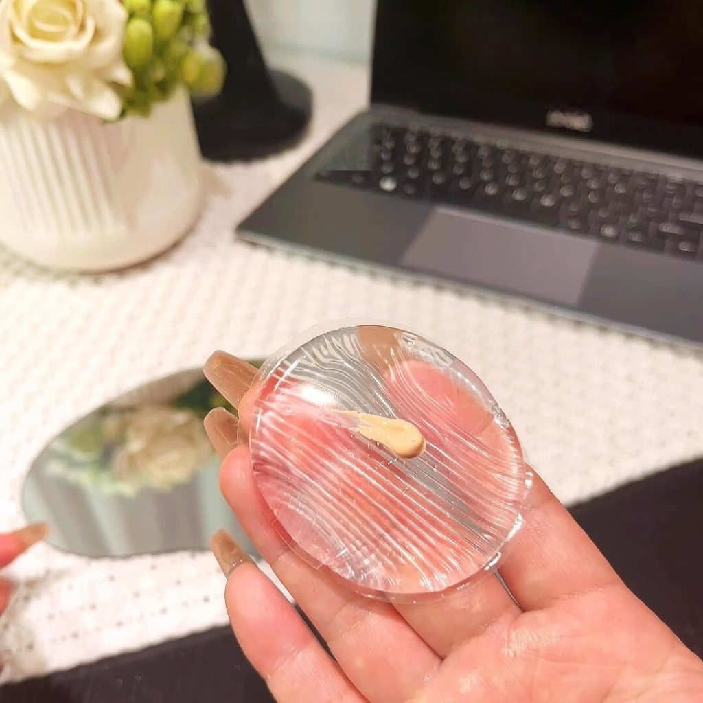 Kuzhen Mút Trang Điểm Ướt Và Khô Bằng silicone Đa Năng Tiện Dụng