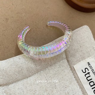 Vòng tay hình học acrylic lấp lánh DREJEW - Thiết kế độc đáo, phù hợp dành cho nữ