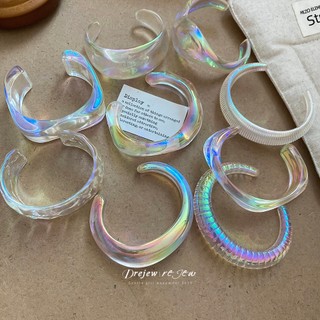 Vòng tay hình học acrylic lấp lánh DREJEW - Thiết kế độc đáo, phù hợp dành cho nữ