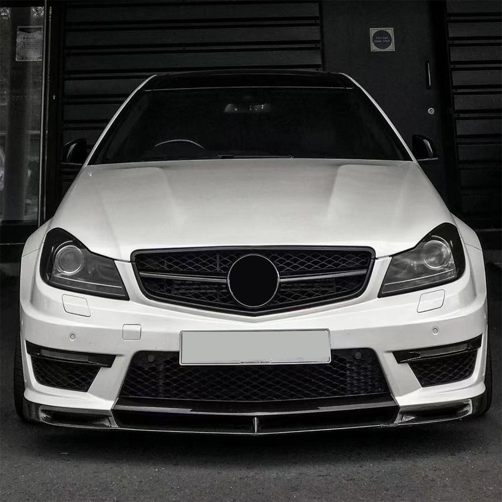 Lưới tản nhiệt phía trước phong cách AMG Lưới tản nhiệt cho Mercedes W204 C204 S204 Benz C lớp 2007 2008 2009 2010 2011 2012 2013 2014 như C180 C200 C220 C300 C250 Body Kit Tạo kiểu
