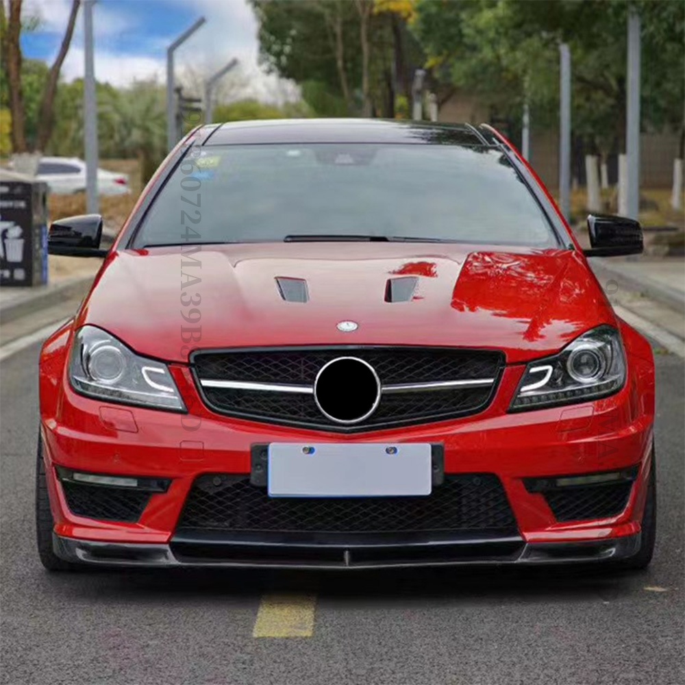 Lưới tản nhiệt phía trước phong cách AMG Lưới tản nhiệt cho Mercedes W204 C204 S204 Benz C lớp 2007 2008 2009 2010 2011 2012 2013 2014 như C180 C200 C220 C300 C250 Body Kit Tạo kiểu