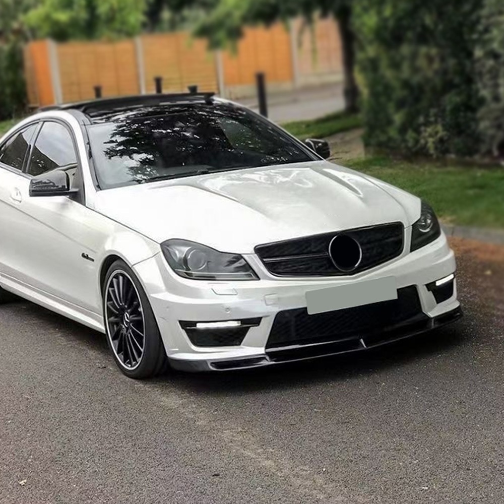 Lưới tản nhiệt phía trước phong cách AMG Lưới tản nhiệt cho Mercedes W204 C204 S204 Benz C lớp 2007 2008 2009 2010 2011 2012 2013 2014 như C180 C200 C220 C300 C250 Body Kit Tạo kiểu