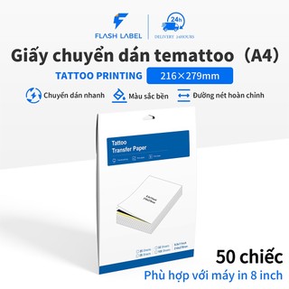 Giấy chuyển hình xăm Flashlabel A4 Giấy chuyển hình xăm