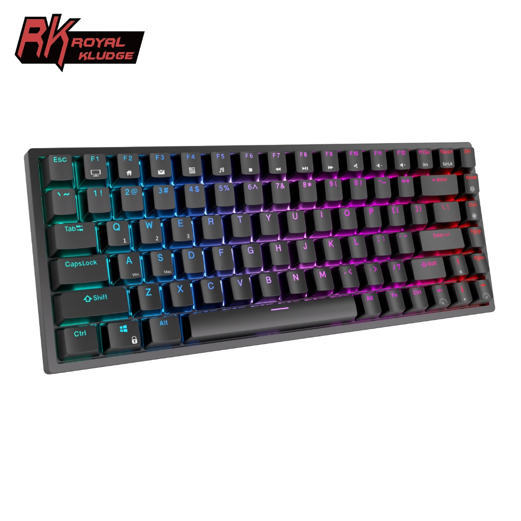 Royal Kludge RK84 RK857 Ba chế độ Hot Swap RGB Backlight Bluetooth 2.4G ...