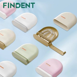 Hộp đựng niềng răng/aligner/răng giả di động 1 máy tính, kéo ra, bảo vệ, làm sạch