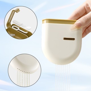 Hộp đựng niềng răng/aligner/răng giả di động 1 máy tính, kéo ra, bảo vệ, làm sạch