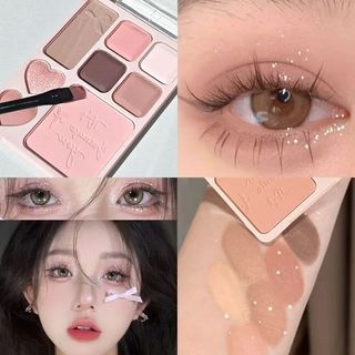 Bảng Phấn Mắt Đa Năng NOVO 8 Màu - Matte Glitter Chống Thấm Nước Lâu Dài Phong Cách Hàn Quốc Độ bão Hòa Thấp Trang Điểm Mắt 6511